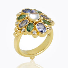 Load image into Gallery viewer, 18K Anima Cluster Ring