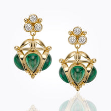 Load image into Gallery viewer, 18K Petal Drop Earrings