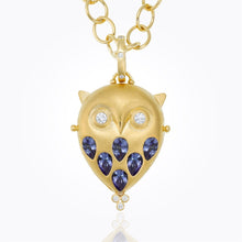 Load image into Gallery viewer, 18K Owl Locket