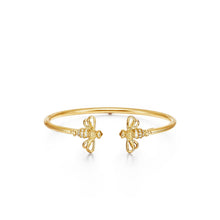 Load image into Gallery viewer, 18K Bee Bellina Bangle