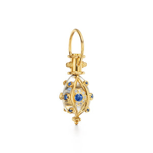 18K Evil Eyelash Amulet